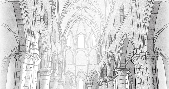 Transformation de l'Eglise de Chalou Moulineux -Perspective de (...)
