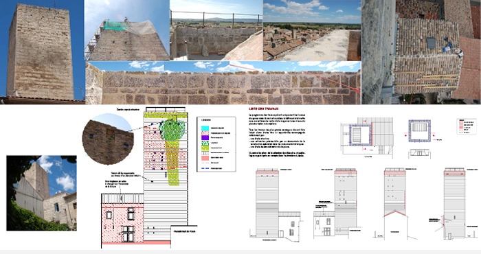 Pignan (34) - Diagnostic et travaux d'urgence sur la tour médiévale du (…)