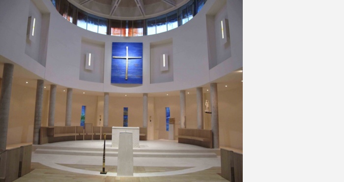 Monastère Notre-Dame du Calvaire, aménagement intérieur de l'église, (...)