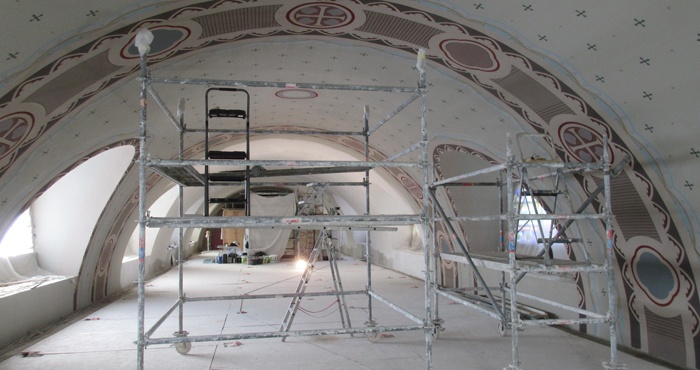 Rochefort, église Saint Louis, restauration de la nef