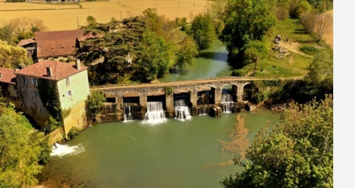 Pont-barrage et moulin de Gelleneuve