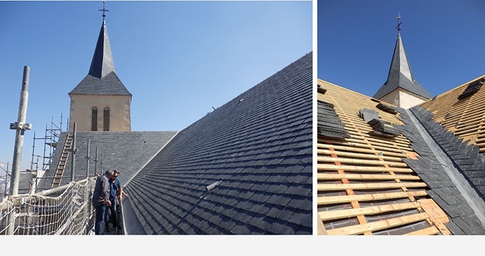 Mauléon, Le Temple (79), Eglise St-Sauveur, Restauration du clocher, de la (...)