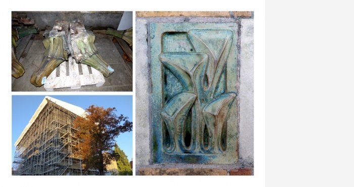 Restauration des couvertures et des cheminées de la Villa Majorelle à Nancy (...)