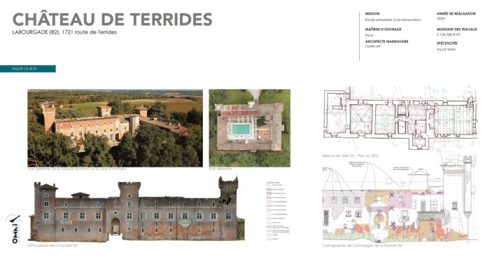Château de Terrides à LABOURGADE