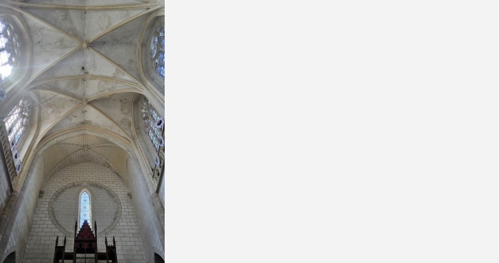 Pontlevoy abbatiale restauration de la voûte de la tribune
