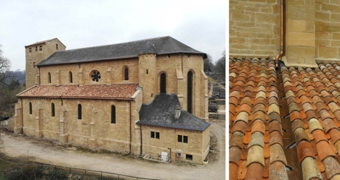 Restauration des toitures et des façades de l'église de Sainte Agathe (...)