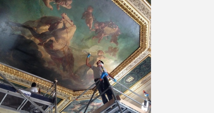 Restauration du Lever de l'Aurore-Première antichambre du palais du (...)