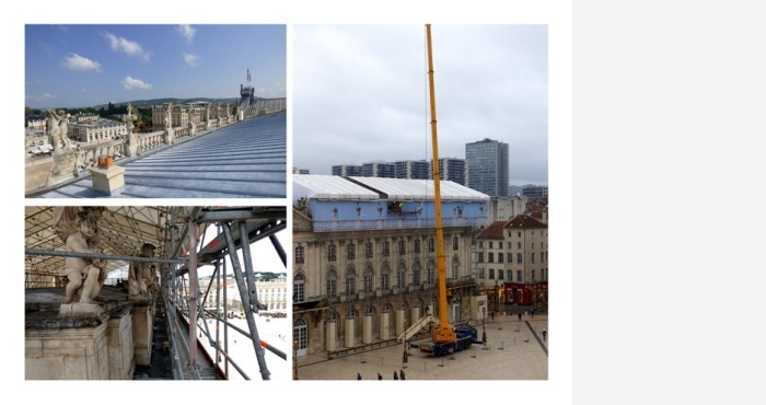 Restauration des couvertures de l'Hôtel de Ville de Nancy, Place (…)
