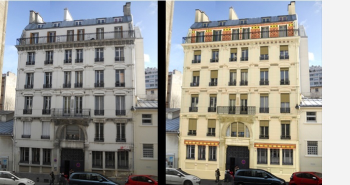 Ravalement Paris Xe - avec A. Bravaccio, AP