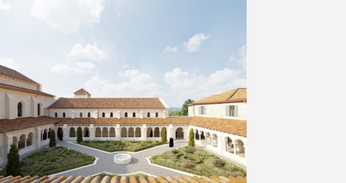 Construction de l'Abbaye Sainte-Marie de la Garde (47)