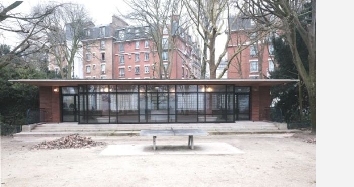 Pavillon du Belvédère - Parc de la Butte du Chapeau Rouge - Paris 19e