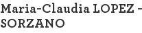 Maria-Claudia LOPEZ - SORZANO